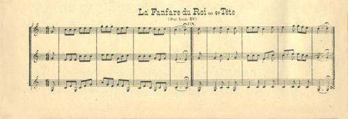Partition - Fanfare Du Roi (La) 4e tête