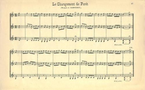 Partition - Changement de Forêt (Le)