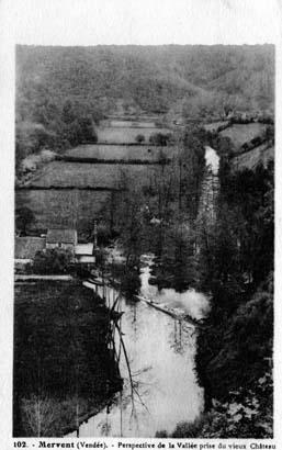 Iconographie - Perspective de la vallée prise du Vieux Château