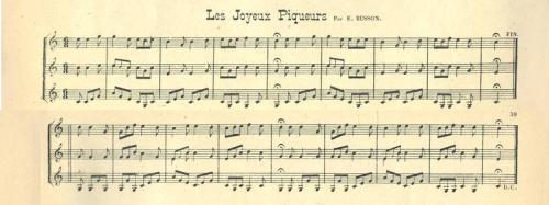 Partition - Joyeux Piqueurs (Les)