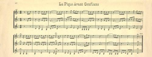 Partition - Pique Avant Conflans (Le)