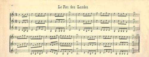 Partition - Roi des Landes (Le)