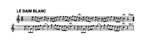 Partition - Daim blanc (le)