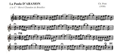 Partition - Aramon (la Paula d')