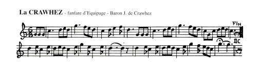 Partition - Crawhez (La) - Fanfare d'Équipage