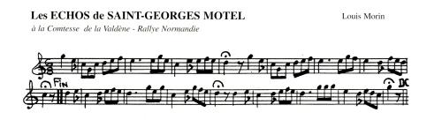 Partition - Échos de Saint-Georges Motel (Les)