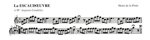 Partition - Escaudœuvre (La)