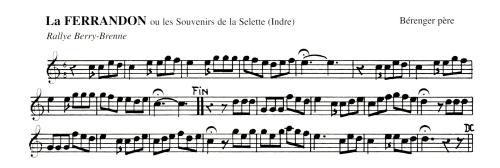 Partition - Ferrandon (La) ou les Souvenirs de la Selette