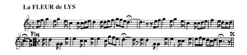 Partition - Fleur de Lys (La)