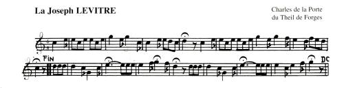 Partition - Levître (La Joseph)