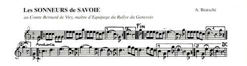 Partition - Sonneurs de Savoie (Les)