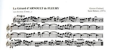 Partition - Arnoult de Fleury (La Gérard d')