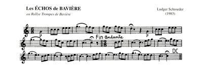 Partition - Échos de Bavière (Les)