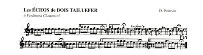 Partition - Échos de Bois Taillefer (Les)