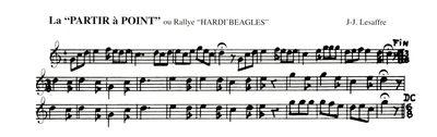 Partition - Partir à Point (La) ou Rallye Hardi' Beagles