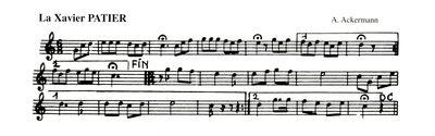 Partition - Patier (La Xavier)