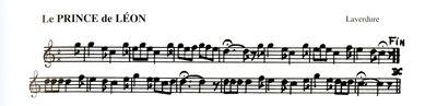 Partition - Léon (La Prince de)