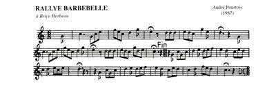 Partition - Rallye Barbebelle 