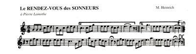 Partition - Rendez-Vous des Sonneurs (Le)