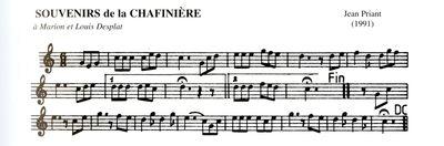 Partition - Souvenirs de la Chafinière (Les)