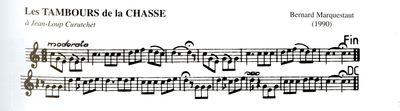 Partition - Tambours de la Chasse (Les)