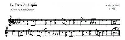 Partition - Terré du Lapin (Le)