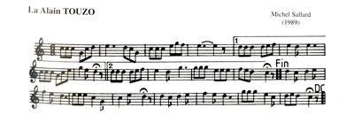 Partition - Touzo (La Alain)