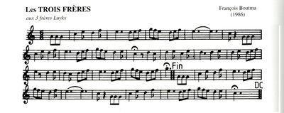 Partition - Trois Frères (Les)