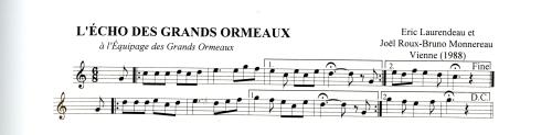 Partition - Écho des Grands Ormeaux (L')