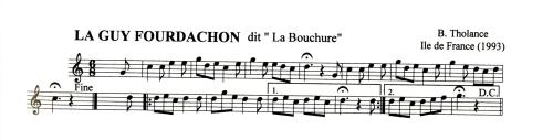 Partition - Fourdachon (La Guy, dit La Bouchure)