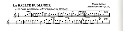 Partition - Rallye du Manoir (La)