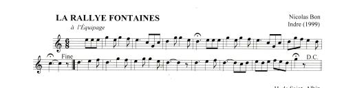 Partition - Rallye Fontaines (La)