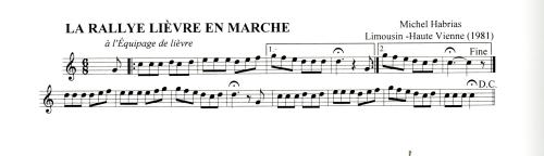 Partition - Rallye Lièvre en Marche (La)