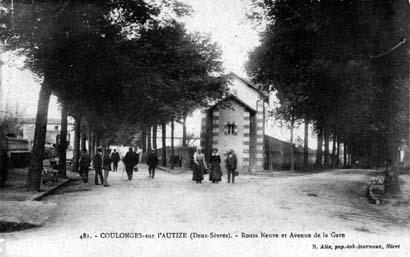 Iconographie - Route Neuve et Avenue de la Gare