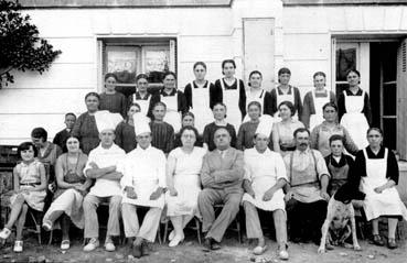 Iconographie - Personnel de l'Hôtel de la Plage