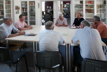 Iconographie - Visite d'Arexcpo et de l'OPCI à la Granjagoul, Maison du PatrimoineOrale de Haute-Bretagne