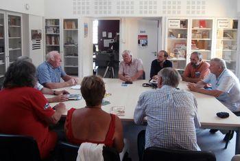 Iconographie - Visite d'Arexcpo et de l'OPCI à la Granjagoul, Maison du PatrimoineOrale de Haute-Bretagne