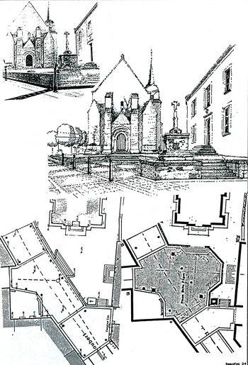 Iconographie - Croquis d'éléments architecturaux