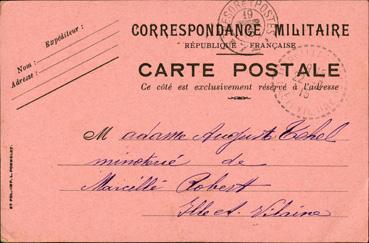 Iconographie - Correspondance militaire 