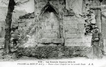Iconographie - Ruines d'une chapelle sur la grande route