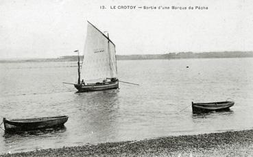 Iconographie - Sortie d'une barque de pêche