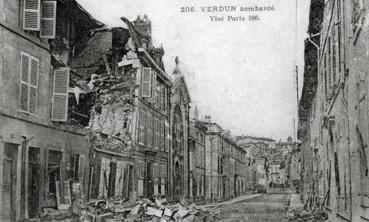 Iconographie - Verdun bombardé