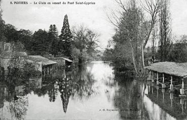 Iconographie - Le Clain en amont du pont Saint-Cyprien