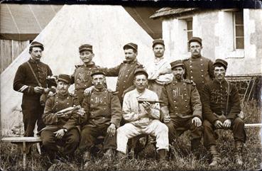 Iconographie - Soldats du 114e régiment d'Infanterie