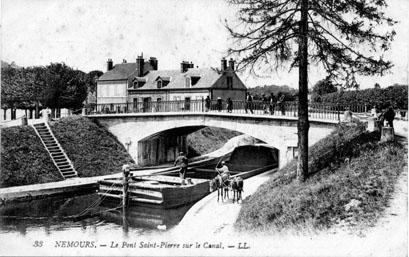 Iconographie - Le Pont St. Pierre sur le canal