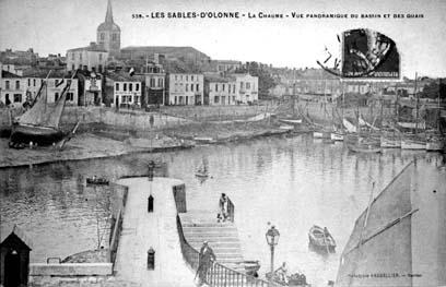 Iconographie - La chaume - Vue panoramique du Bassin et des quais