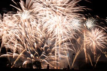 Iconographie - Feux d'artifice de Jacques Couturier à Paris