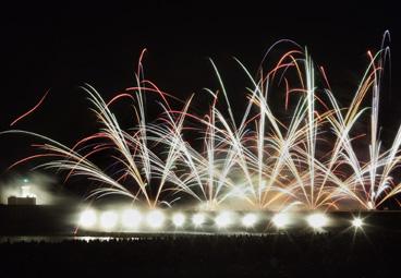 Iconographie - Feux d'artifice de Jacques Couturier au Vendée Globe