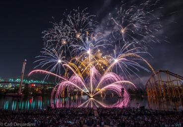 Iconographie - Feux d'artifice de Jacques Couturier à Montréal