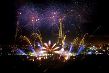 Iconographie - Feux d'artifice de Jacques Couturier à Paris